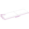 Table Top Light Brown 180x60x(2-4) cm Treated Solid Wood Oak
