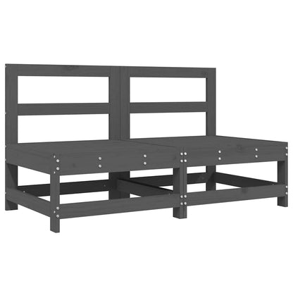 Garden Lounge Set | Grey | Pine wood | Large | Modular