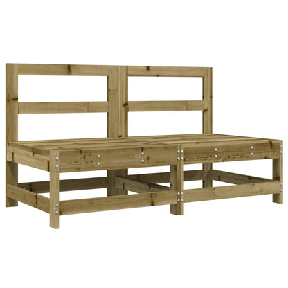 Garden Lounge Set | Natural Wood | Pine Wood, Plywood | Large | Modular