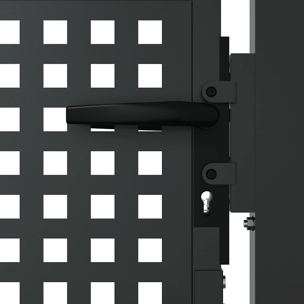 Garden Gate Anthracite 100x100 cm Steel