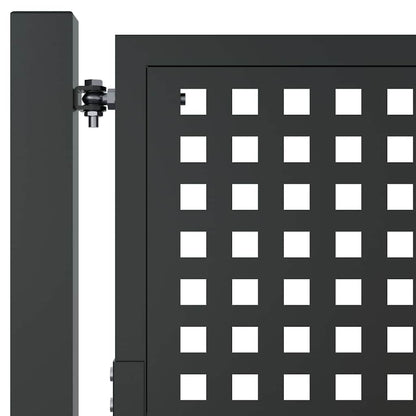 Garden Gate Anthracite 100x150 cm Steel