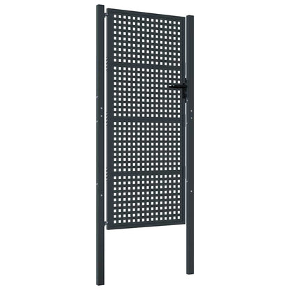 Garden Gate Anthracite 100x200 cm Steel