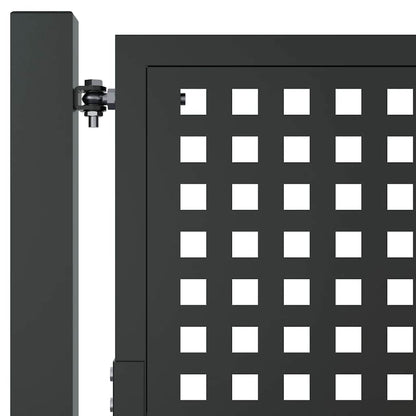 Garden Gate Anthracite 100x200 cm Steel