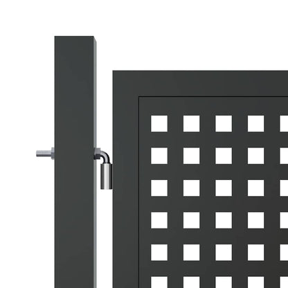Garden Gate Anthracite 300x75 cm Steel