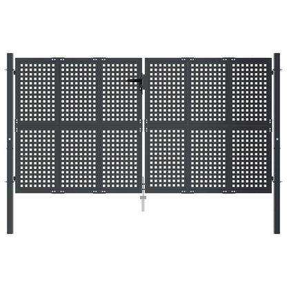 Garden Gate Anthracite 300x150 cm Steel