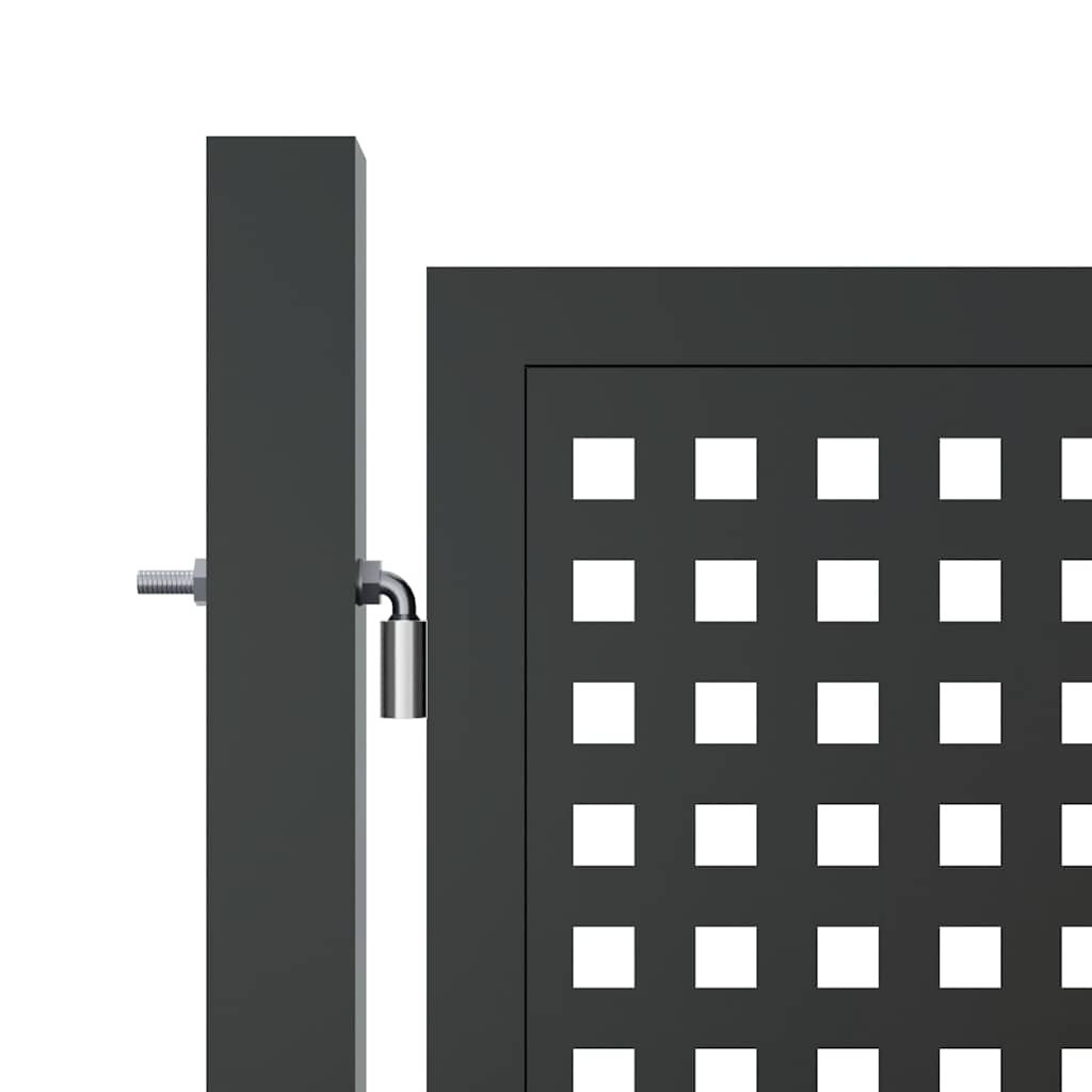 Garden Gate Anthracite 400x150 cm Steel