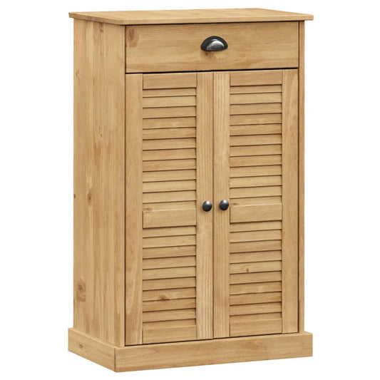 Shoe Cabinet "VIGO" 60x35x96 cm Solid Wood Pine