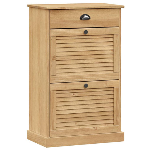 Shoe Cabinet VIGO 60x35x96 cm Solid Wood Pine