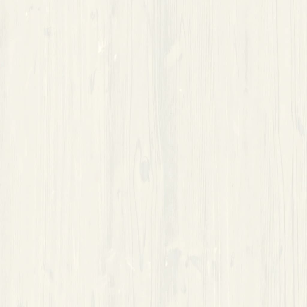 Shoe Cabinet VIGO 60x35x96 cm White Solid Wood Pine