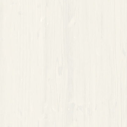 Shoe Bench VIGO White 106x35x45 cm Solid Wood Pine