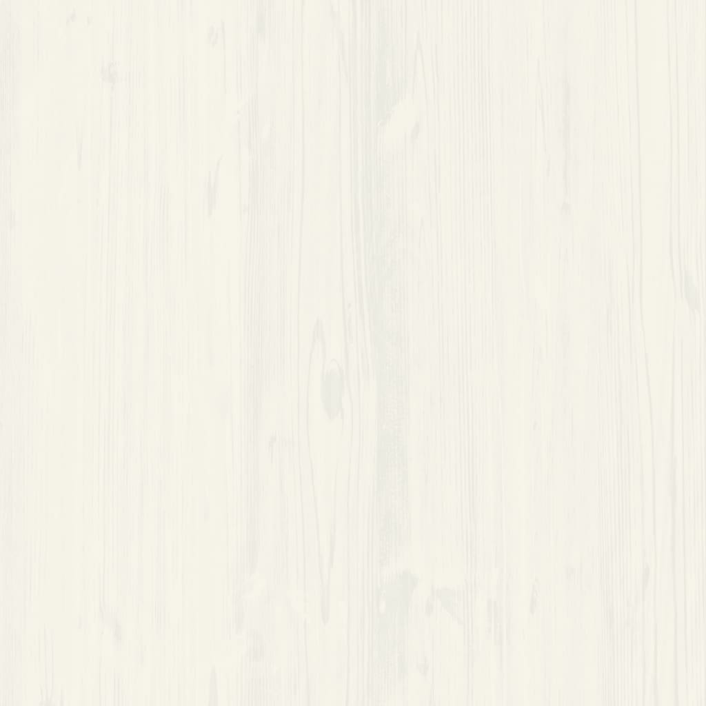 Bookcase VIGO White 90x35x114.5 cm Solid Wood Pine