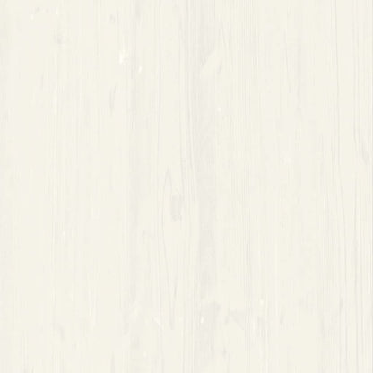 Sideboard with Drawers VIGO 78x40x75 cm White Solid Wood Pine