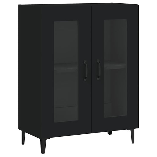 Sideboard Black 69.5x34x90 cm Engineered Wood