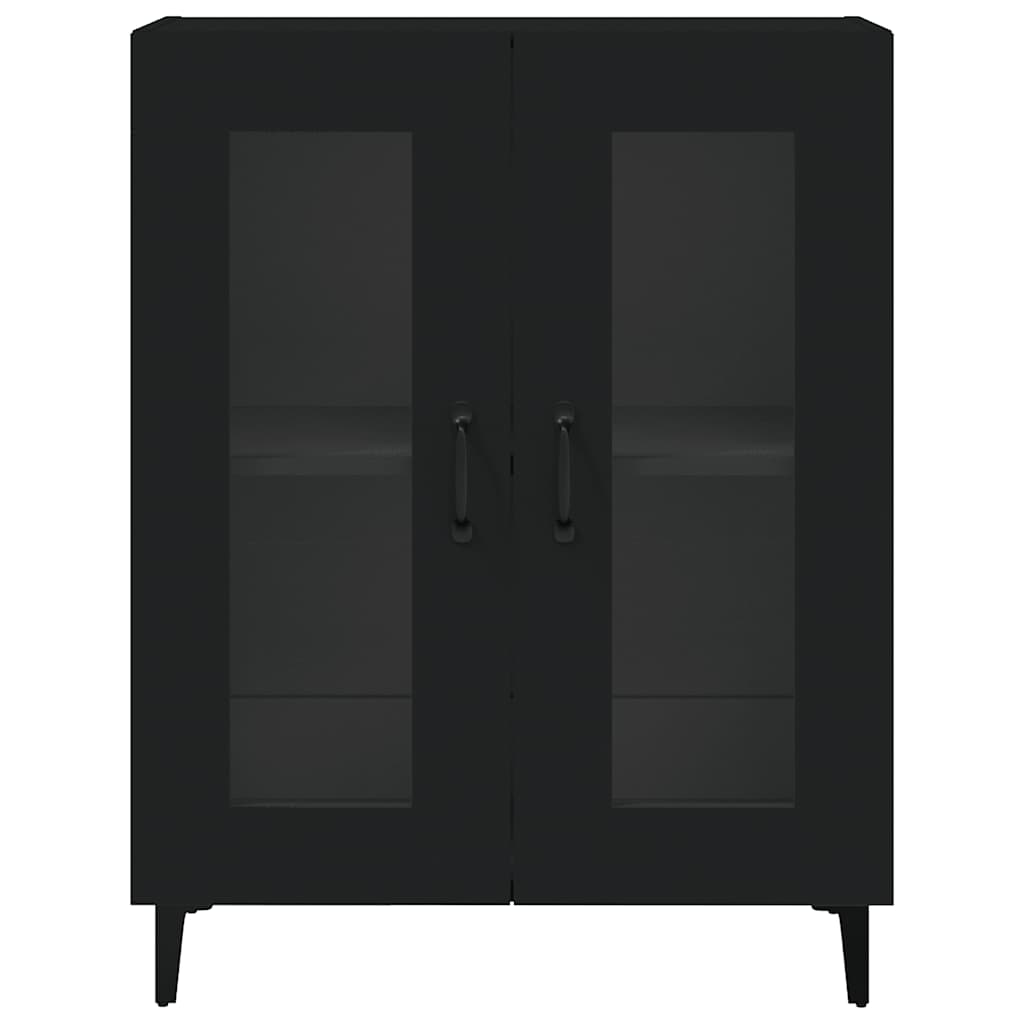 Sideboard Black 69.5x34x90 cm Engineered Wood
