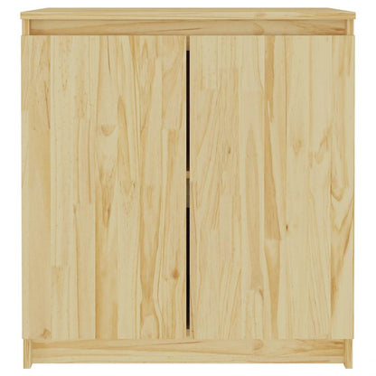 Side Cabinet 60x36x65 cm Solid Wood Pine