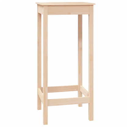 Bar Table 50x50x110 cm Solid Wood Pine