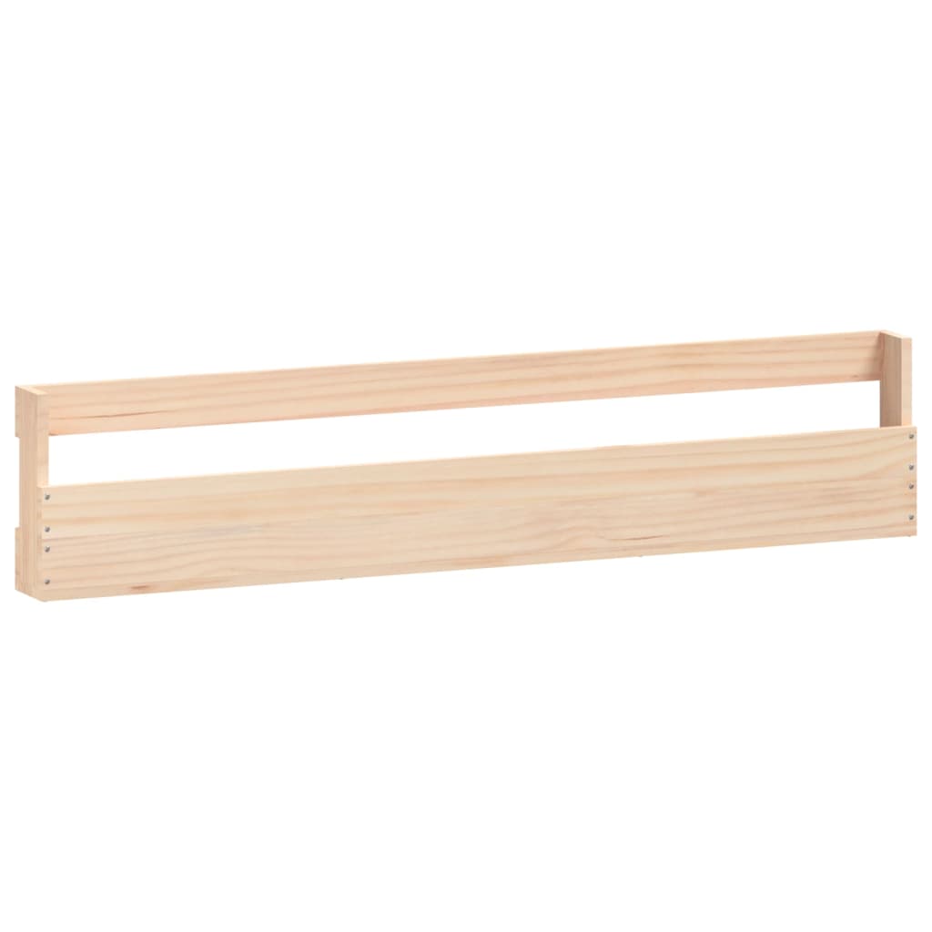 Wall-mounted Shoe Racks 2 pcs 110x9x23 cm Solid Wood Pine