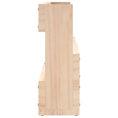 Wall-mounted Shoe Racks 2 pcs 110x9x23 cm Solid Wood Pine