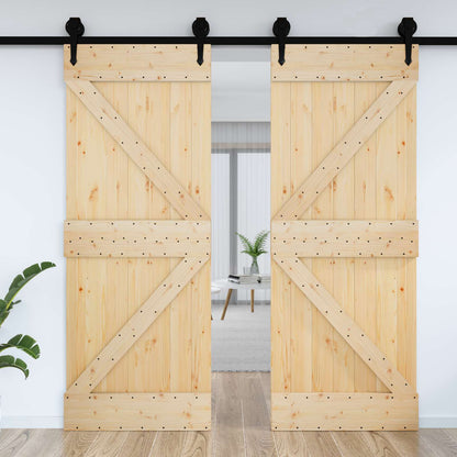 Door NARVIK Natural 70 x 210 cm Solid Pine Wood