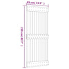 Door NARVIK 85x210 cm Solid Wood Pine