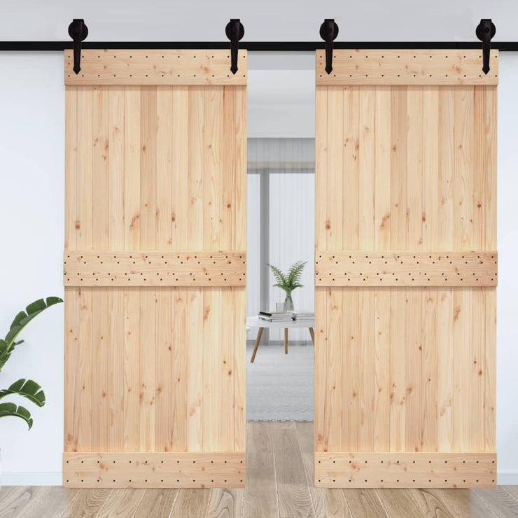 Door NARVIK 100x210 cm Solid Wood Pine