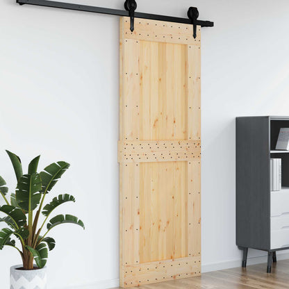 Door NARVIK Natural 85 x 210 cm Solid Pine Wood