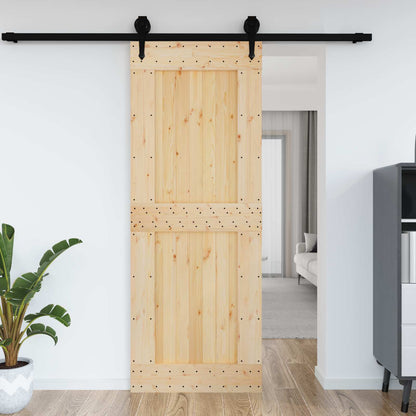 Door NARVIK Natural 85 x 210 cm Solid Pine Wood