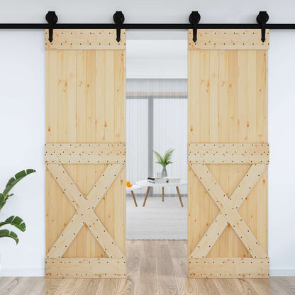 Door NARVIK Natural 70 x 210 cm Solid Pine Wood