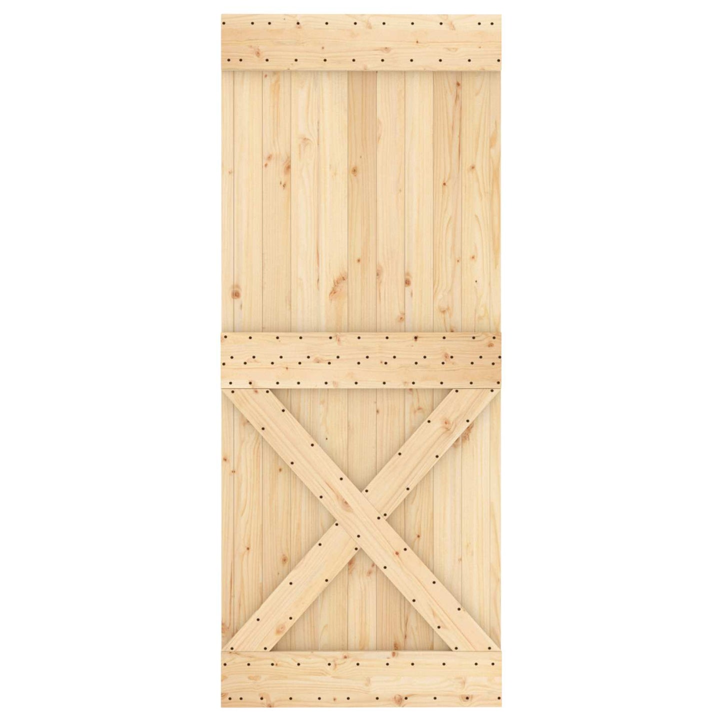Door NARVIK Natural 85 x 210 cm Solid Pine Wood