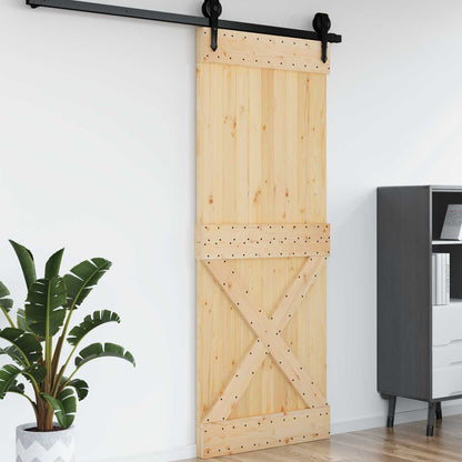 Door NARVIK Natural 90 x 210 cm Solid Pine Wood