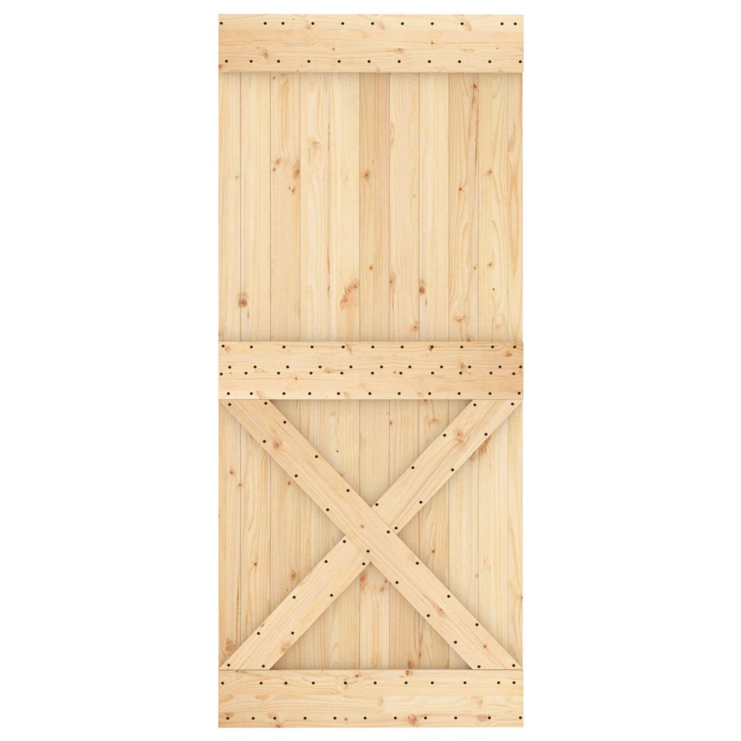 Door NARVIK Natural 90 x 210 cm Solid Pine Wood