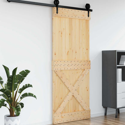 Door NARVIK Natural 95 x 210 cm Solid Pine Wood