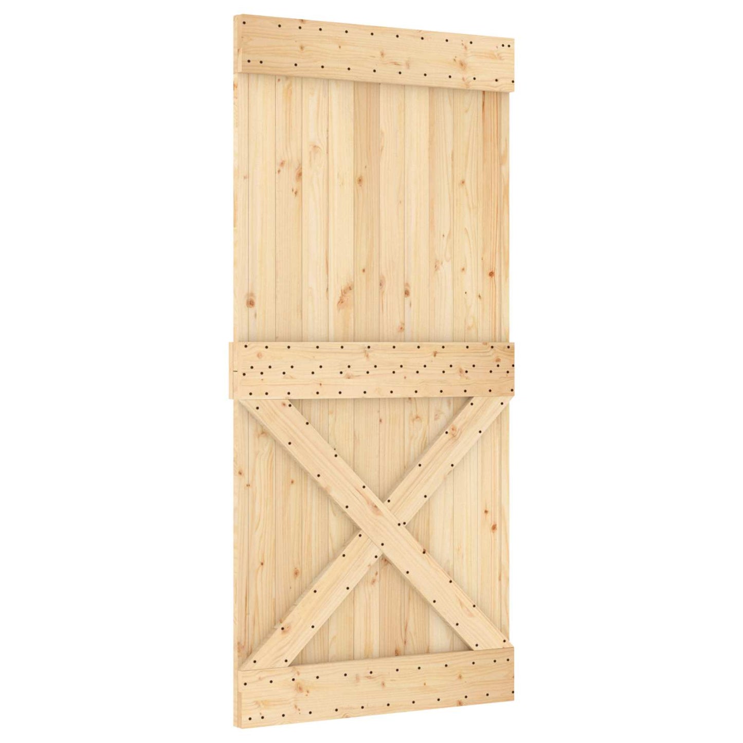 Door NARVIK Natural 95 x 210 cm Solid Pine Wood