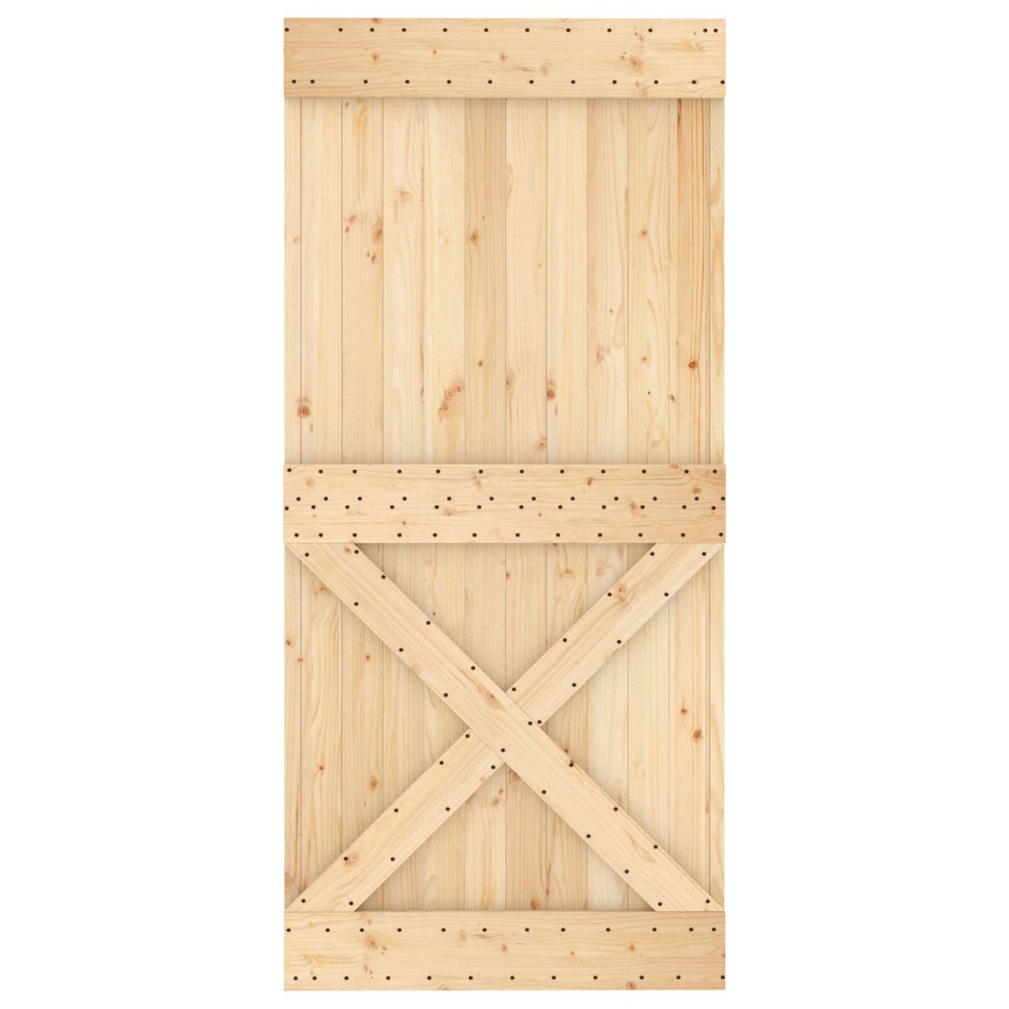 Door NARVIK Natural 95 x 210 cm Solid Pine Wood