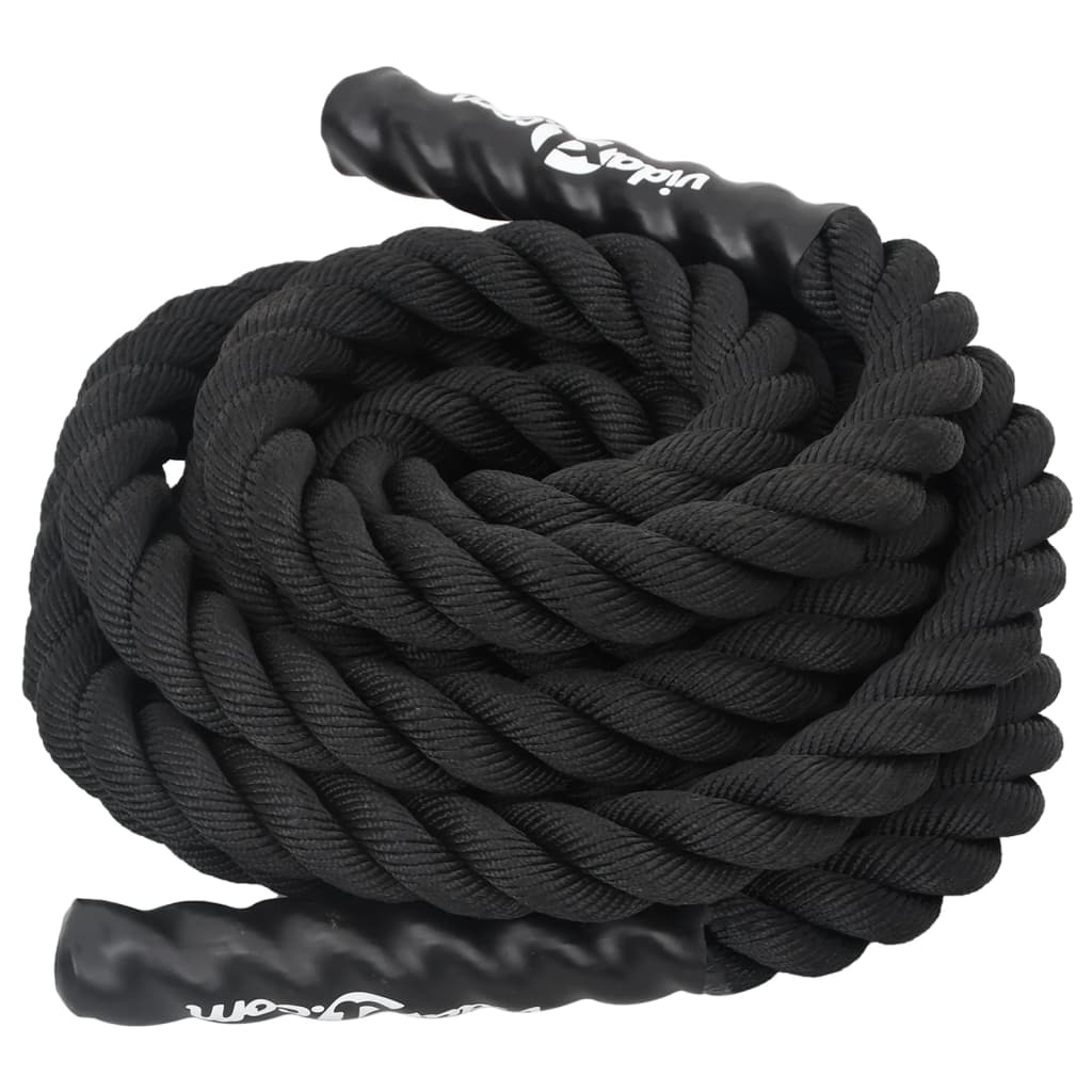 Battle Rope Black 6 m 4,5 kg Polyester