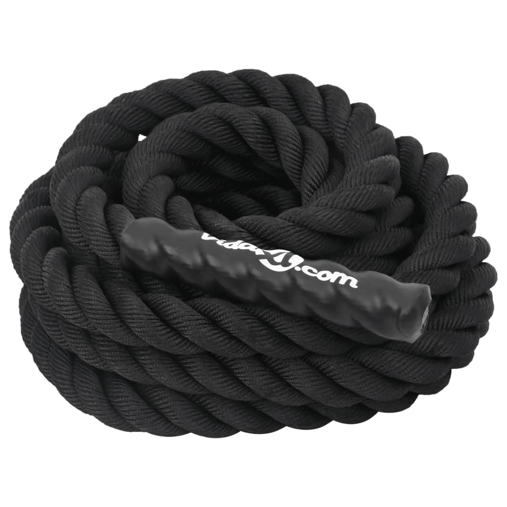 Battle Rope Black 6 m 4,5 kg Polyester