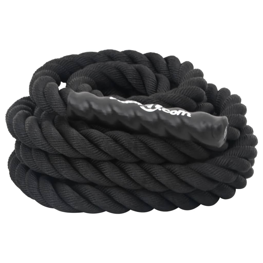 Battle Rope Black 6 m 4,5 kg Polyester