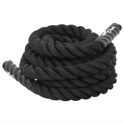 Battle Rope Black 6 m 4,5 kg Polyester
