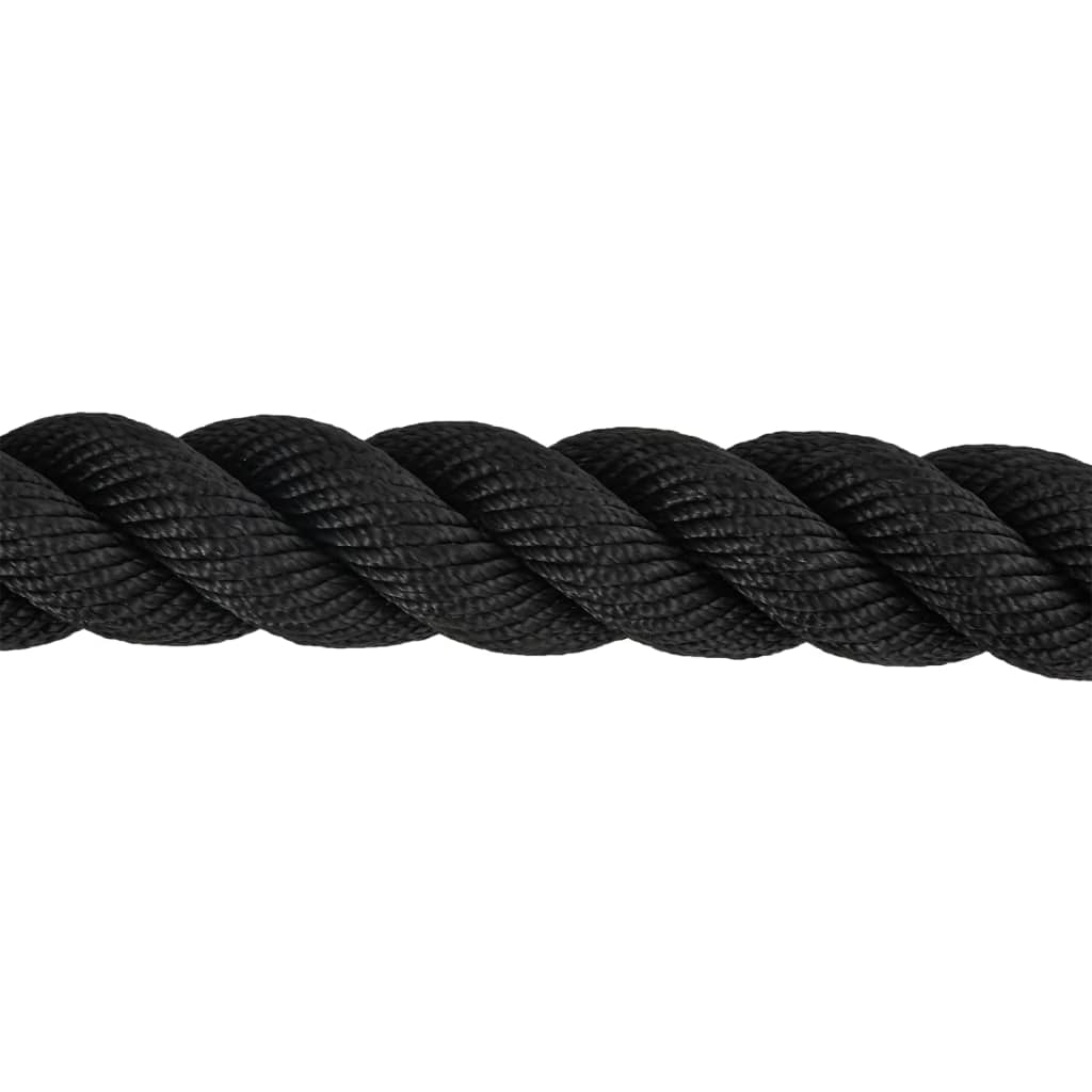 Battle Rope Black 6 m 4,5 kg Polyester