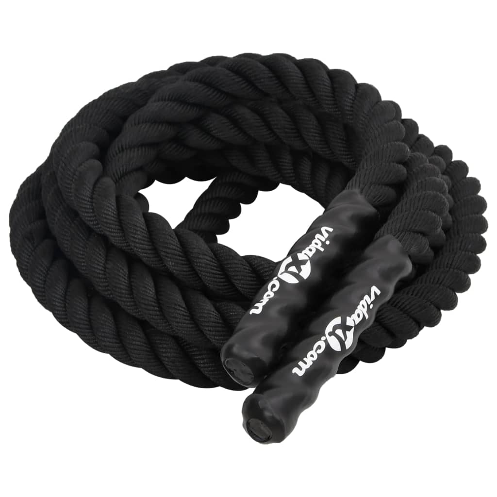 Battle Rope Black 9 m 6,8 kg Polyester