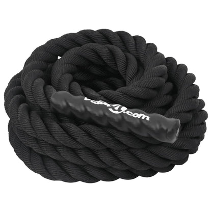 Battle Rope Black 9 m 6,8 kg Polyester