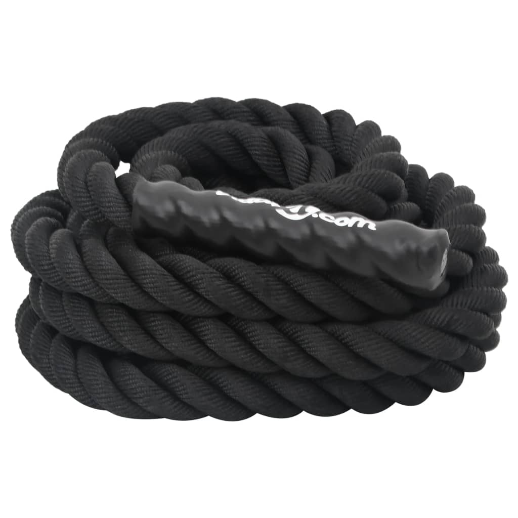 Battle Rope Black 9 m 6,8 kg Polyester