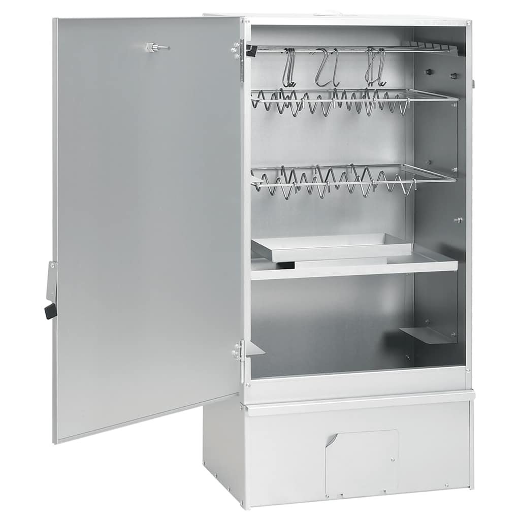 BBQ Oven Smoker with Table Galvanised Steel