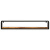 Wall Shelves 2 pcs 110x17x17 cm Solid Wood Mango and Iron