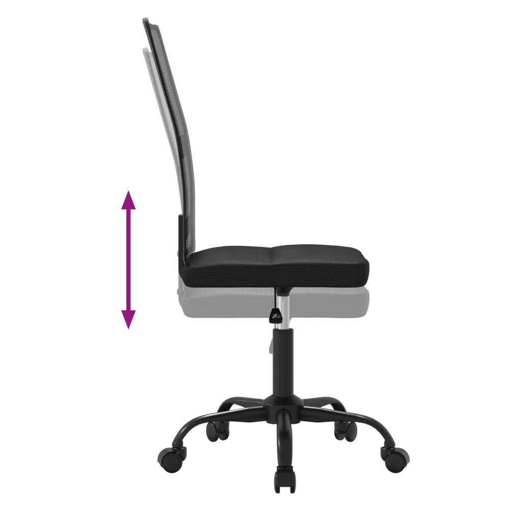 Office Chair Black Mesh fabric (100% polyester), metal, plywood