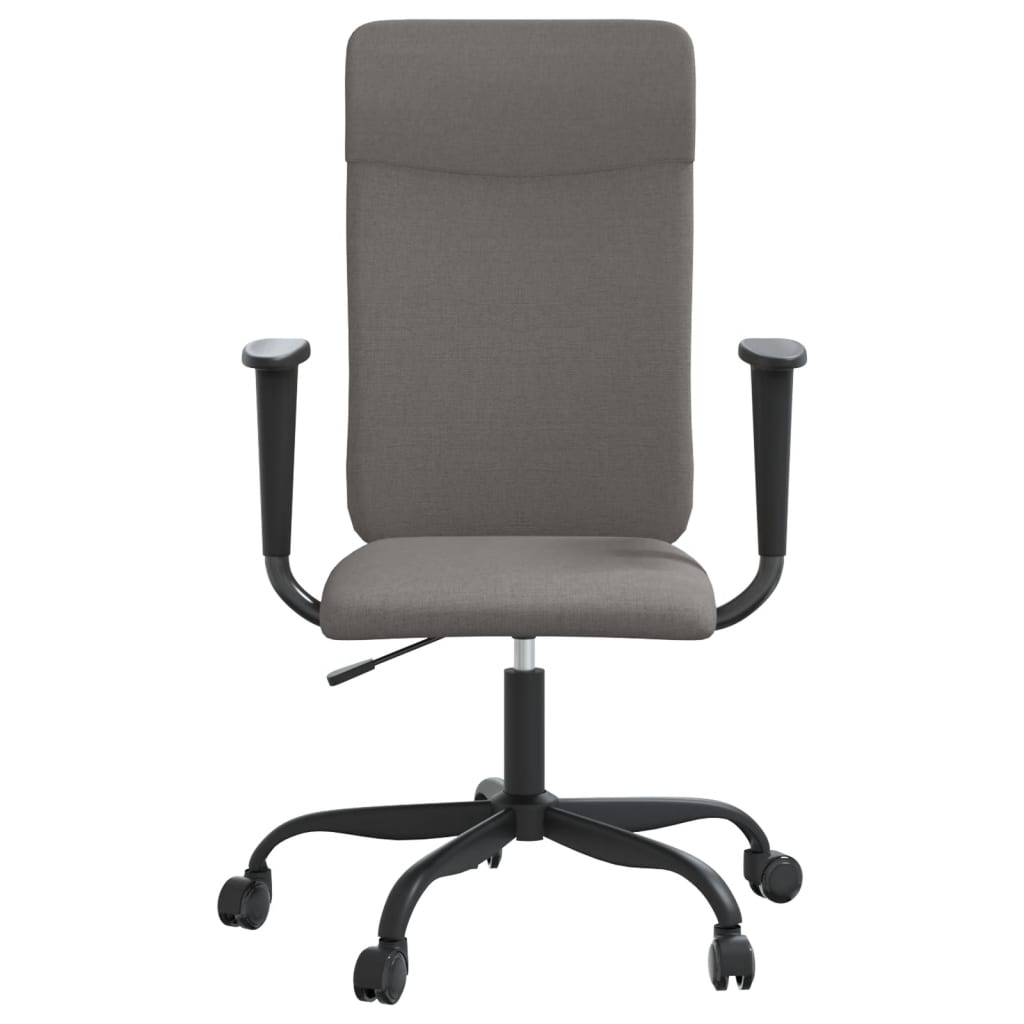 Office Chair Dark grey Fabric (100% polyester), metal, plywood