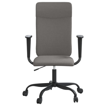 Office Chair Dark grey Fabric (100% polyester), metal, plywood