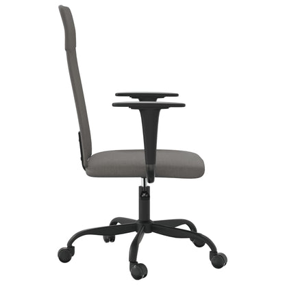 Office Chair Dark grey Fabric (100% polyester), metal, plywood