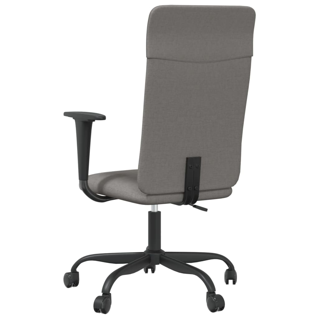 Office Chair Dark grey Fabric (100% polyester), metal, plywood