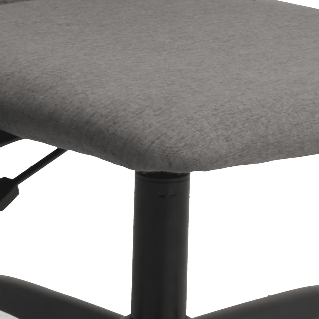 Office Chair Dark grey Fabric (100% polyester), metal, plywood